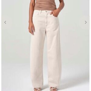 Agolde Low Curve Cream Jeans